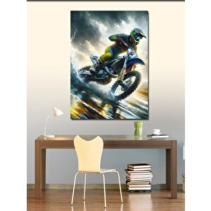 Kanvas Tablo Çamurlu Yarışçı 50x70 cm