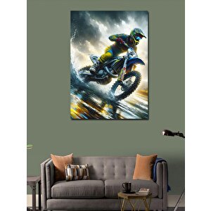 Kanvas Tablo Çamurlu Yarışçı 50x70 cm