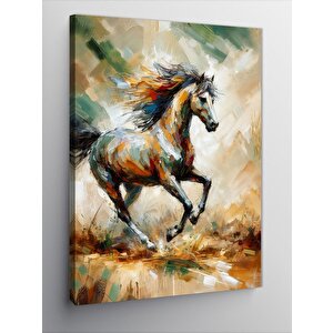 Kanvas Tablo Koşan At 50x70 cm