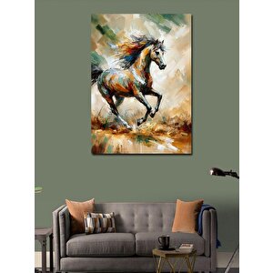 Kanvas Tablo Koşan At 50x70 cm