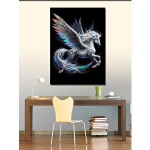 Kanvas Tablo Kanatlı At Pegasus 70x100 cm