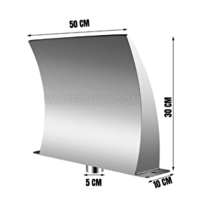 Duvar Tipi Kobra Şelale 50 Cm