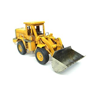Dekoratif Metal İş Makinesi Biblo Dekoratif Hediyelik