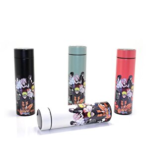 1 Adet Anime Baskılı Dijital Göstergeli Termos 500 Ml