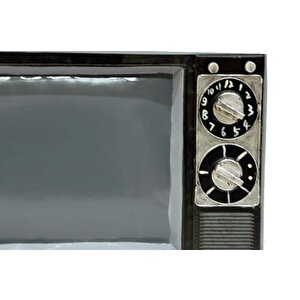 Televizyon Siyah Vintage Dekoratif Hediyelik