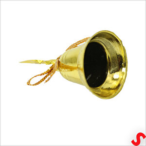 Yılbaşı Ağaç Süsü Çalmayan Çan, 3 Cm - 12 Adet