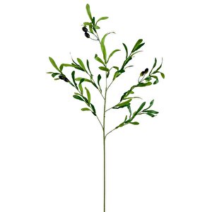 Yapay Zeytin Dalı Uzun Dallı 90cm 4 Meyveli