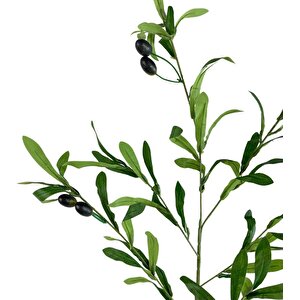 Yapay Zeytin Dalı Uzun Dallı 90cm 4 Meyveli