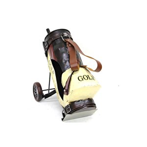Dekoratif Metal Golf Arabası Golf Vintage Ev Ofis Dekoratif Hediyelik