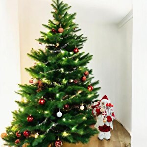 T.concept Dekoratif Zilli Noel Baba Yılbaşı Figürü 30 Cm