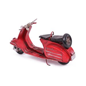 Dekoratif Metal Scooter Vintage Dekoratif Ev Ofis Hediyelik