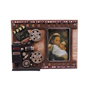 Metal Çerçeve Sinema Projektörü Dekorlu Dekoratif Hediyelik