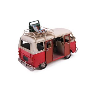 Dekoratif Metal Minibüs Vintage Vosvos Hediyelik