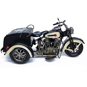 Dekoratif Dayanıklı Metal Motorsiklet Siyah Renk C0956