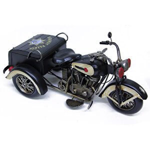 Dekoratif Dayanıklı Metal Motorsiklet Siyah Renk C0956