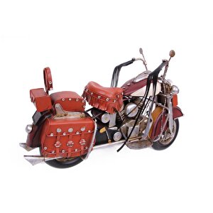 Dekoratif Dayanıklı Metal Süslü Motorsiklet Kırmızı Renk 1210e-3256