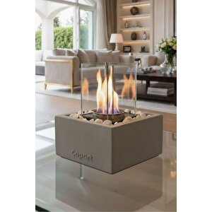 Quadrata Biyoetanol Masaüstü Şömine - 1Lt Yakıt Hediyeli