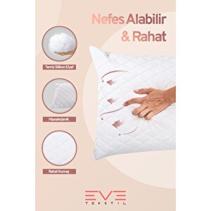 6 Adet Diamond Kalite Kapitone Yastık 50x70 Cm 800 Gr