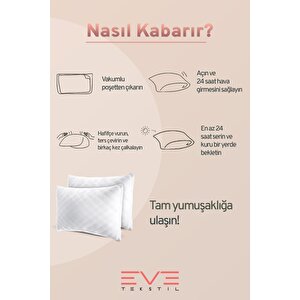 6 Adet Diamond Kalite Kapitone Yastık 50x70 Cm 800 Gr