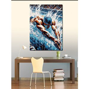 Kanvas Tablo Yüzücü 70x100 cm