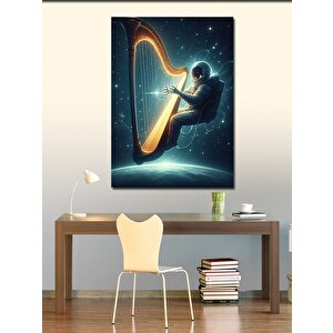 Kanvas Tablo Harp Çalan Kadın 70x100 cm