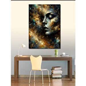 Kanvas Tablo Soyut Yüz Figürü 100x140 cm