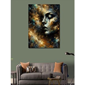 Kanvas Tablo Soyut Yüz Figürü 100x140 cm