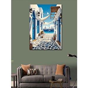 Kanvas Tablo Yunan Adası 70x100 cm