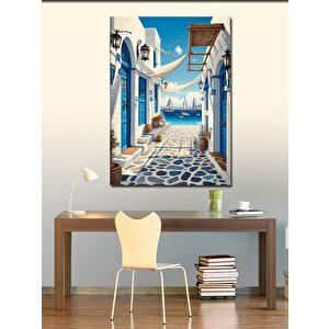 Kanvas Tablo Yunan Adası 50x70 cm