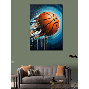 Kanvas Tablo Basketbol Topu Patlaması 100x140 cm