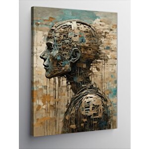 Kanvas Tablo Dijital Yüz 70x100 cm