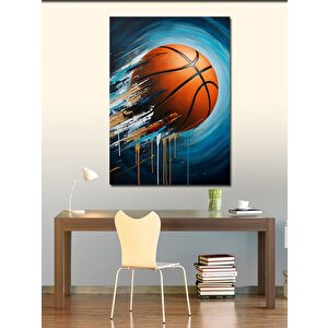 Kanvas Tablo Basketbol Topu Patlaması 50x70 cm