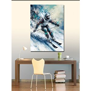 Kanvas Tablo Kayak Yapan Sporcu 100x140 cm