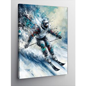 Kanvas Tablo Kayak Yapan Sporcu 70x100 cm