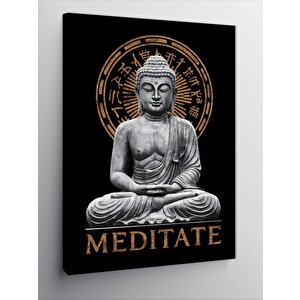 Kanvas Tablo Meditasyon Yapmak 50x70 cm