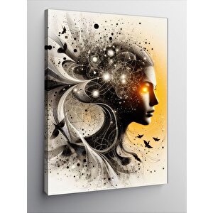 Kanvas Tablo Soyut Kadın Yüzü 70x100 cm
