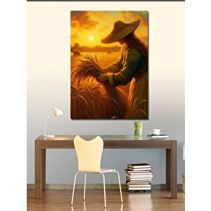 Kanvas Tablo Gün Batımındaki Hasılat 70x100 cm