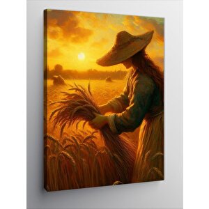 Kanvas Tablo Gün Batımındaki Hasılat 50x70 cm