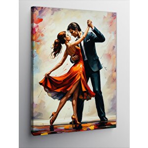 Kanvas Tablo Tango Yapan Çift 100x140 cm