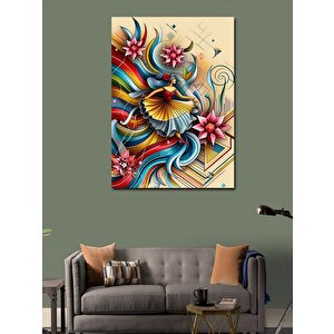 Kanvas Tablo Yapboz Parçalı Kadın 50x70 cm