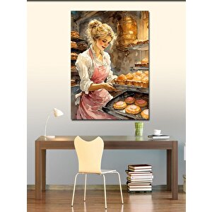 Kanvas Tablo Tatlı Yapımı 70x100 cm