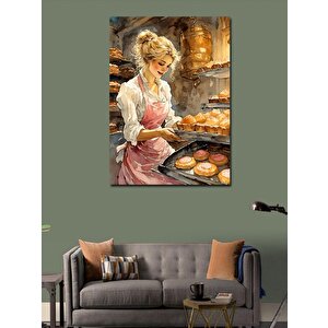 Kanvas Tablo Tatlı Yapımı 70x100 cm