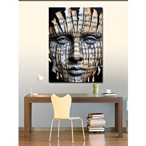 Kanvas Tablo Müzik Yüzü 70x100 cm