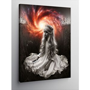 Kanvas Tablo Hayalet Kadın 100x140 cm