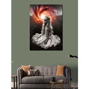 Kanvas Tablo Hayalet Kadın 70x100 cm
