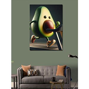 Kanvas Tablo Kardiyo Yapan Avakado 70x100 cm