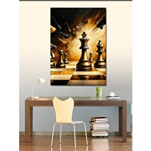 Kanvas Tablo Satranç Hamlesi 50x70 cm
