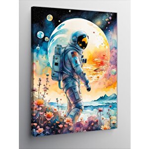 Kanvas Tablo Uzay Yürüyüşü 100x140 cm