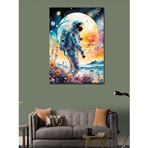 Kanvas Tablo Uzay Yürüyüşü 70x100 cm