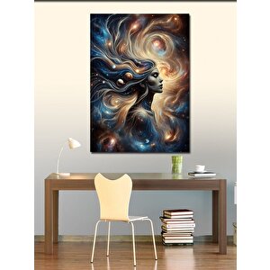 Kanvas Tablo Soyut Kadın Yüzü 50x70 cm